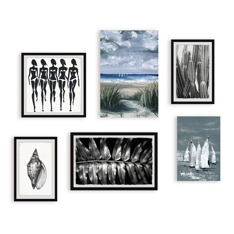 Boell Tones of Silver Hexaptych