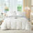 W-CMLFLin Cotton Standard Floral Duvet Cover-101887678