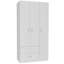 Armoire 2 portes 3 tiroirs Rowaton-1134321737