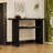 Console Table with Rounded Edges and Sturdy Shelf-1083590697