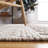 Natura Hand Woven Wool/Cotton Geometric Rug in Ivory/Brown-1083807268