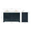Meuble-lavabo double avec plateau Abshire 61-93359265