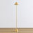 Salma Rechargeable Floor Lamp in Aged Brass