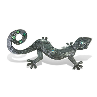 Figurine salamandre avec marbres