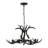 Rohrbach Candle Style Wagon Wheel Chandelier-140209380-184862635