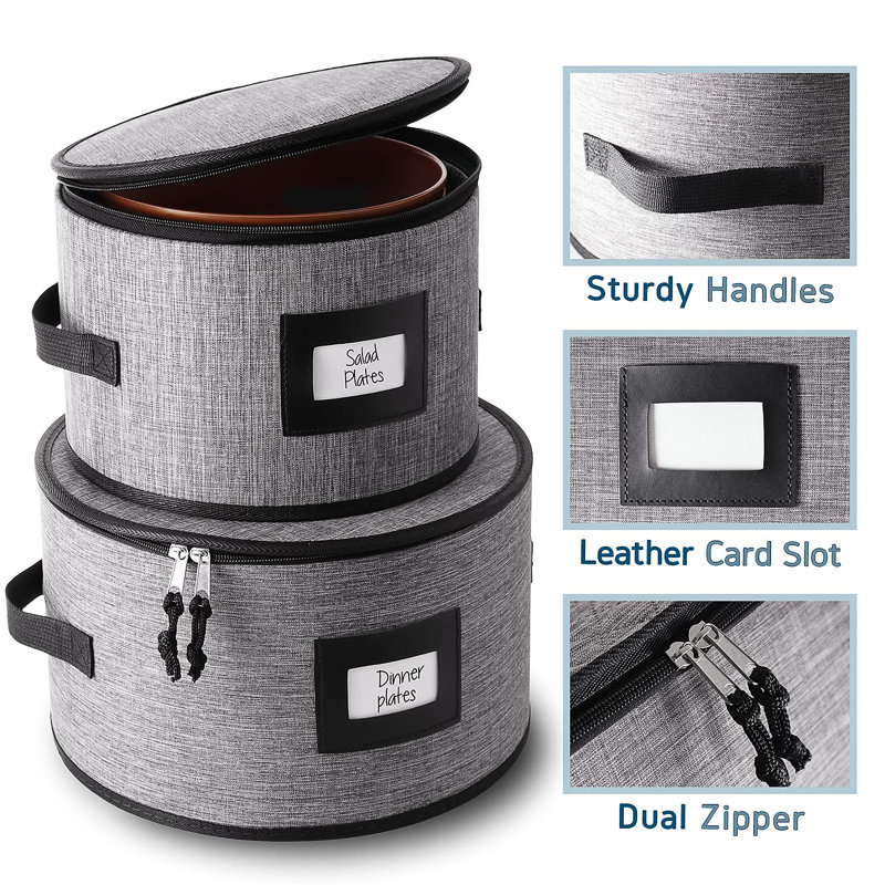 Polyester Dinnerware Storage Set