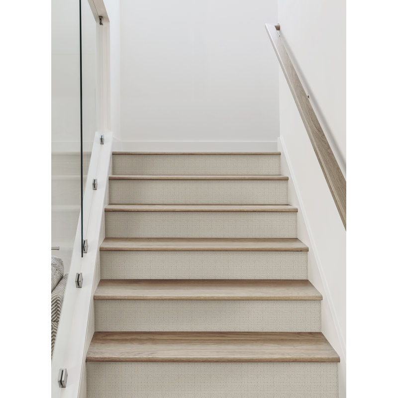 Montant d'escalier en toile de jute, Beige désert, H 7,5 po x l 48 po