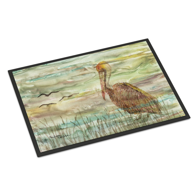 Cora Non-Slip Outdoor Doormat, Rectangle 1'5" x 2'2"
