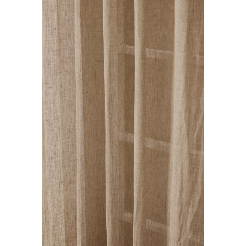 Gohn Linen/Cotton Curtain, Natural, 96", Natural