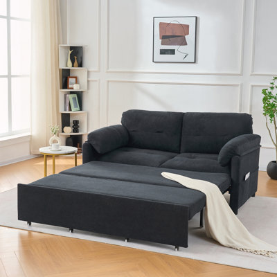 Convertible Pull-Out Sleeper Sofa