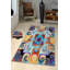 Tapis 100% polyester de qualité supérieure, imprimé en 3D, 4 po x 6 pi, hauteur de poils de 0,04 po | Antibactérien, points antidérapants en PVC, lavable à la machine | Idéal pour le salon, la chambre à coucher et la salle de jeux, design élégant et durable-1399403696