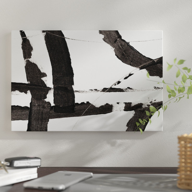 «Obsidian Harmony I» par Timothy O 'Toole, reproduction sur toile tendue sur toile, H 40 po x l 60 po, Toile tendue
