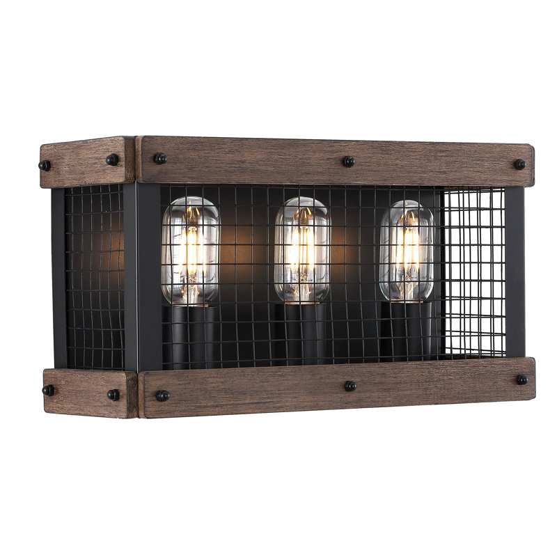 Plafonnier encastré 3 lumières noir