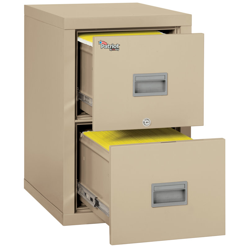 Patriot 2 - Drawer File Cabinet, Parchment
