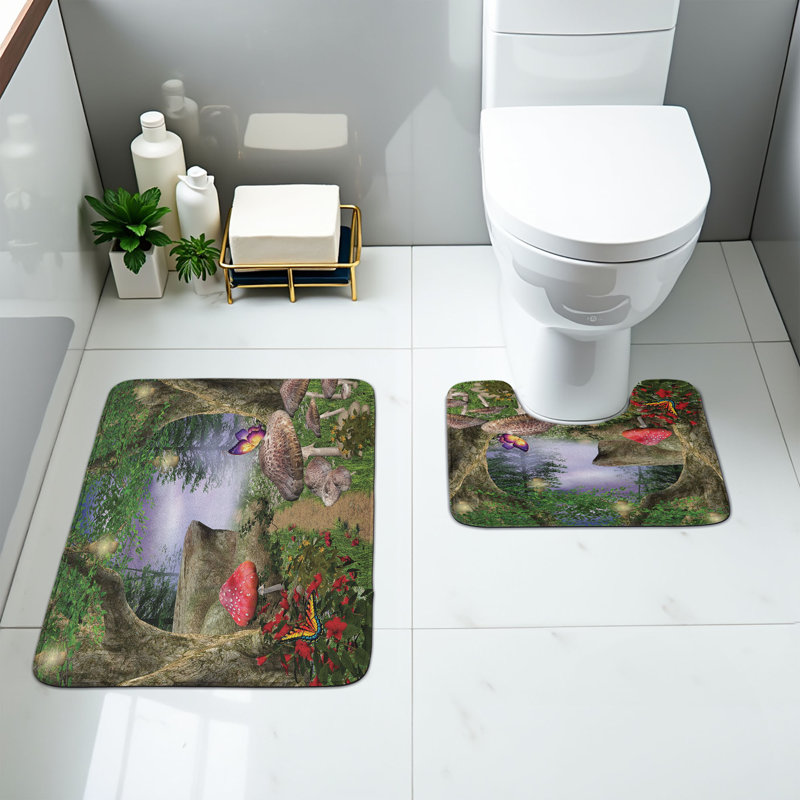  Tapis de salle de bain Mushroom