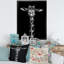 Portrait d'une girafe en noir et blanc - Photographie sur toile-60161908-60161906