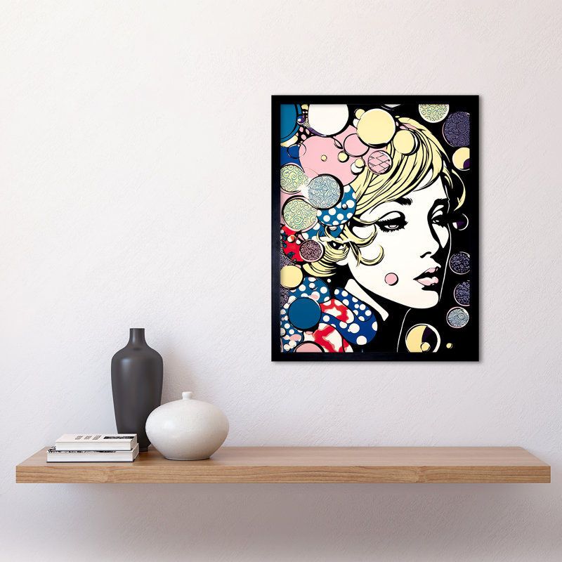 Alaylah Modern Woman Blonde Portrait - Single Picture Frame Print
