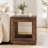 Wood End Table, Square Side Table Nightstands