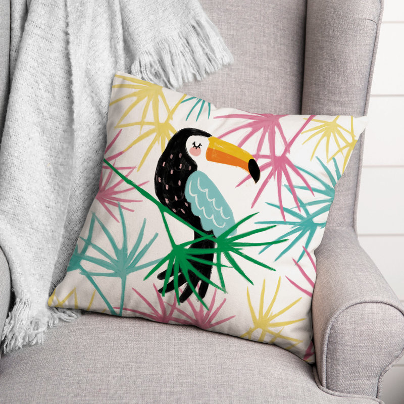 Floral Throw Pillow
