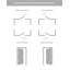 Porte standard préfinie à panneaux Avon-92914369-92914371