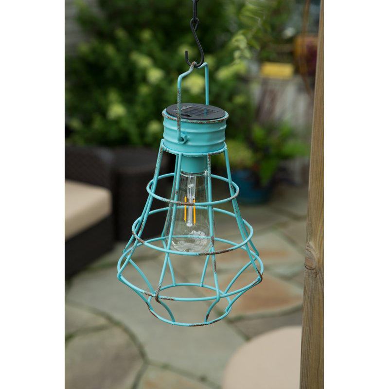 Edi-Sol 9.38'' Solar Powered Outdoor Hanging Light