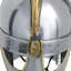 Sculpture Alemanno Cole et casque en fer