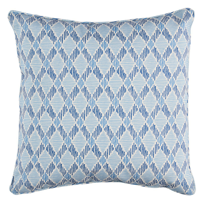 Dexter Indoor/Outdoor Throw Pillow, Blue