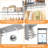 20.2'' - 96'' W Closet System with Wooden Drawers and Hanging Rods(cut To Fit)-743104637