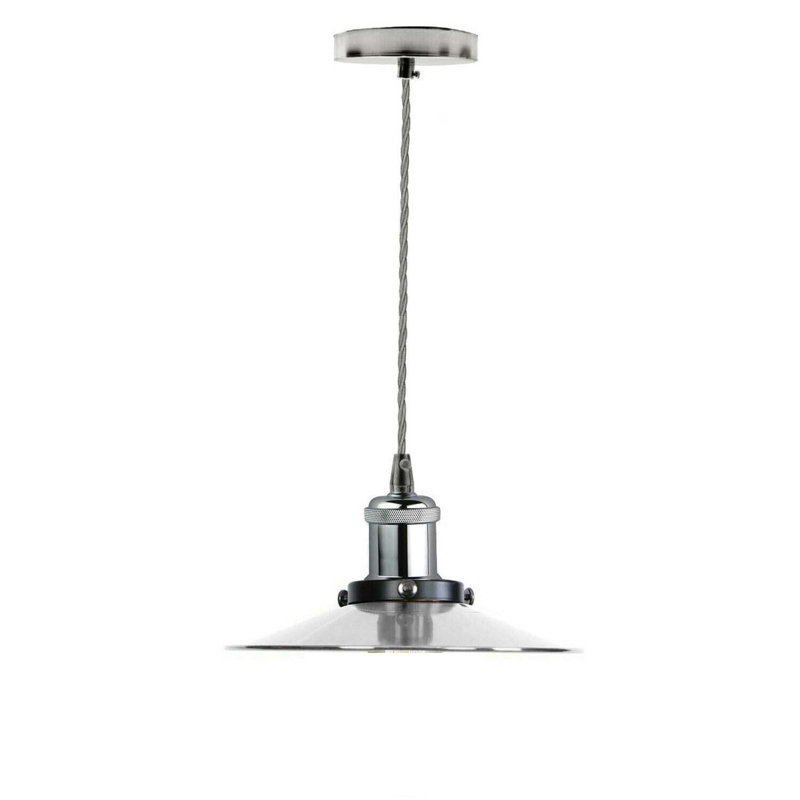 North Waterboro 1 - Light Single Pendant, Satin Nickel