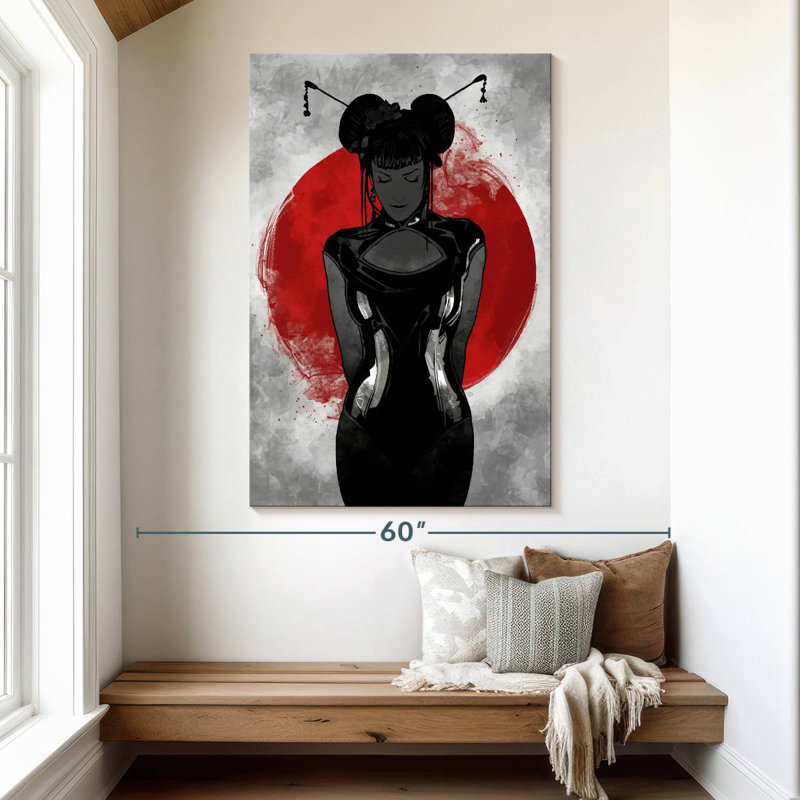 Sexy Geisha, 51" H x 34" W