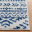 Tapis ivoire / bleu marine à motif géométrique Cobos-230835242