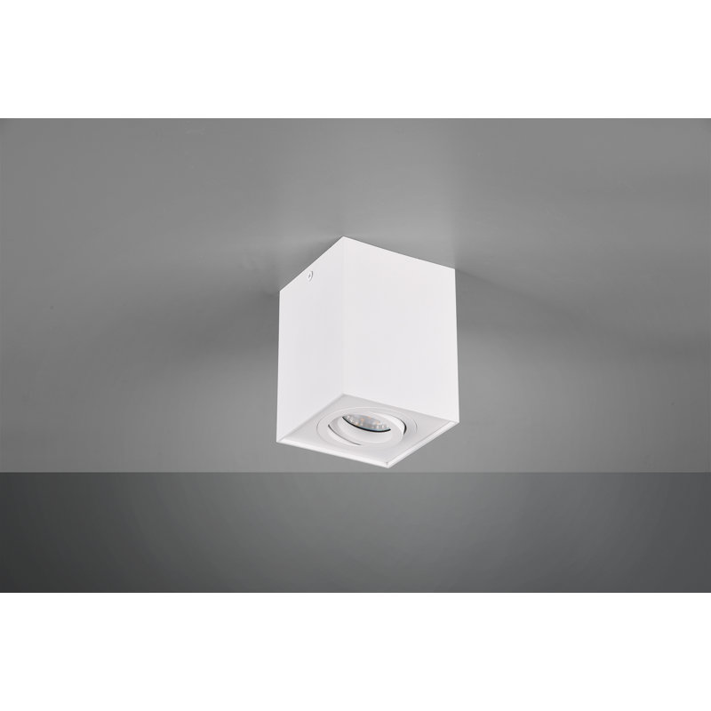 Dias LED Flush Mount, Matte White