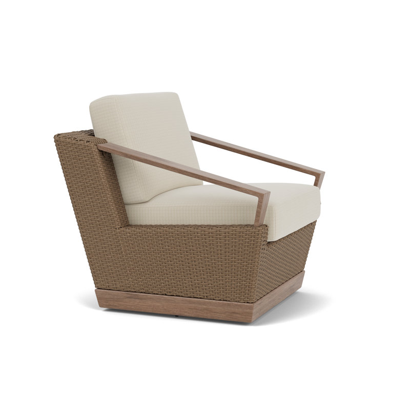Charisma Outdoor Swivel Lounge Chair, Beach Natural