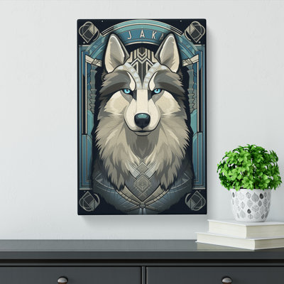 Husky - Wrapped Canvas