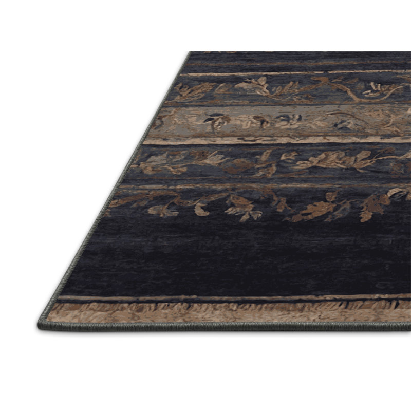 Tapis mauve soyeux et moelleux, Rond 6 pi