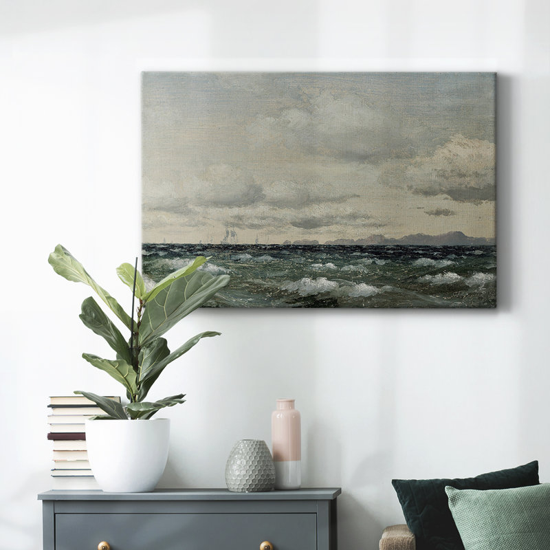 «Vintage Landscape - DCCXCVII» sur, Toile tendue, H 41 po x l 61 po x P 1,5 po