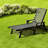 Durable Patio Lounge Chairs, Grey Hdpe Chaise With Adjustable Backrest For Relaxation