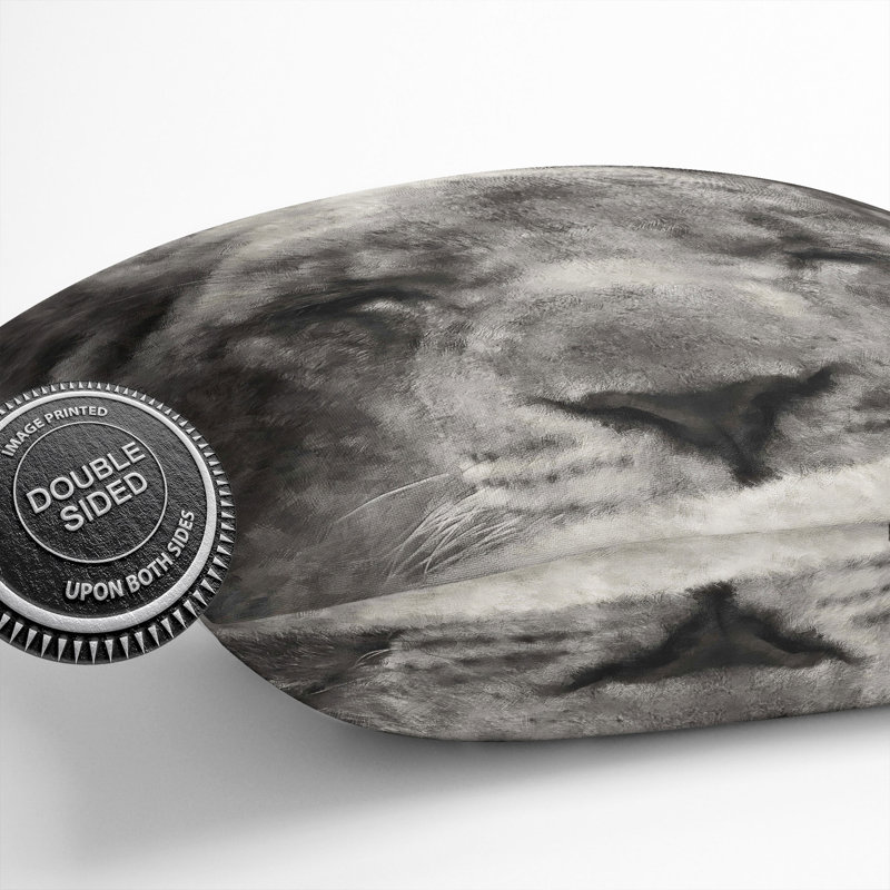 Square Cushion, 55cm H x 55cm W x 20cm D, Gray