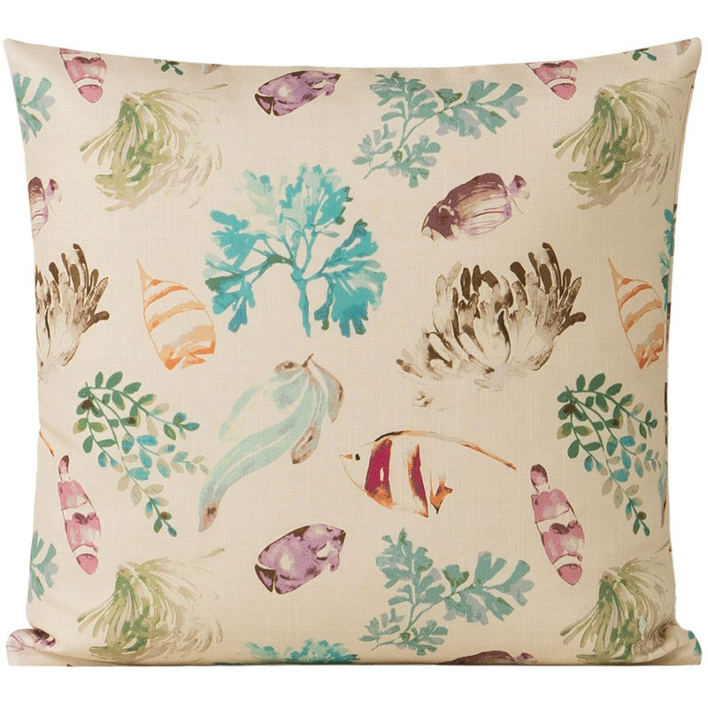 Coussin Galapagos, H 16 po x l 16 po