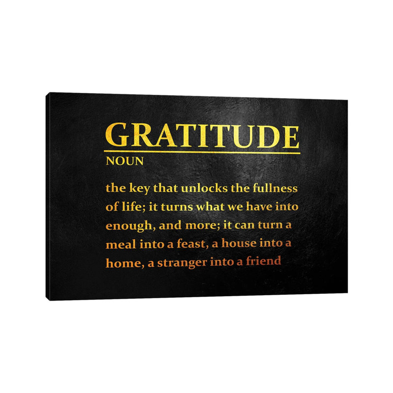 Gratitude by Adrian Baldovino - Wrapped Canvas Print, 66.04 cm H x 45.72 cm W x 3.175 cm D