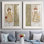 «Cloud Angel with Heart», ensemble de 2 peintures