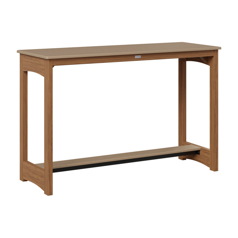 Table de bar Berlin Gardens, Acajou antique, 38.5" H x 60" W x 22" D, Bois vieilli