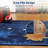 9x12 Red Christmas Runner Rug with Snowflake Pattern – Non Slip Low Pile Hallway and Kitchen Floor Carpet, Festive Holiday Decor-868633237