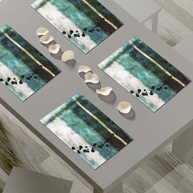Napperon abstrait en polyester