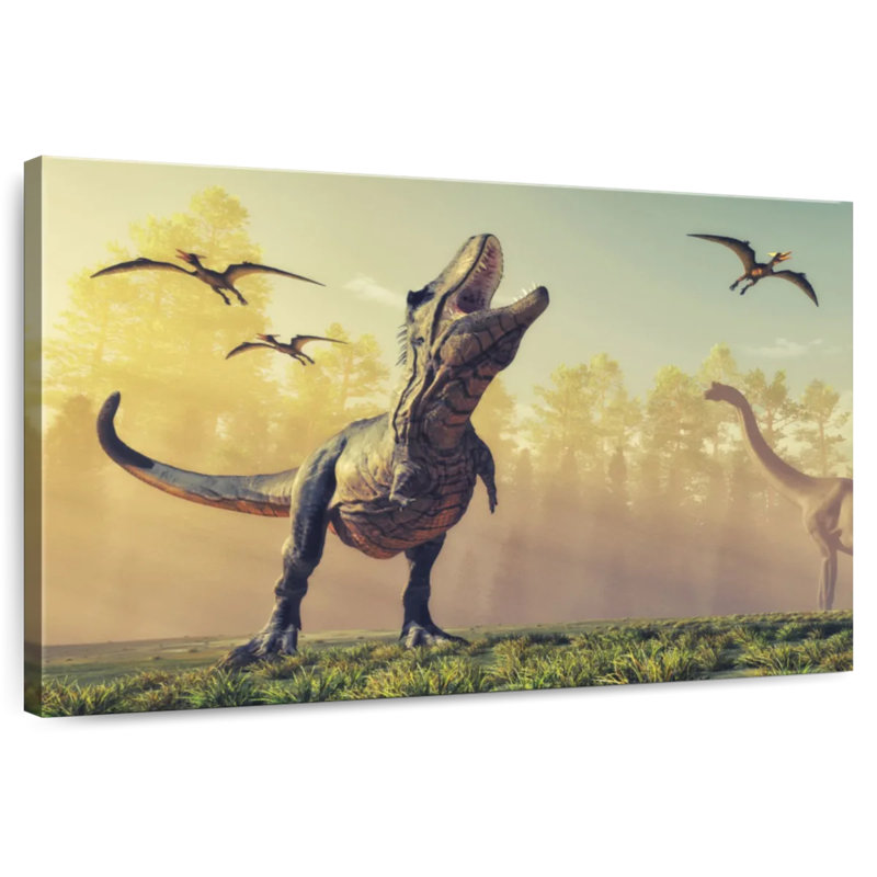 Brampt Dinosaur Park, 30" H x 45" W