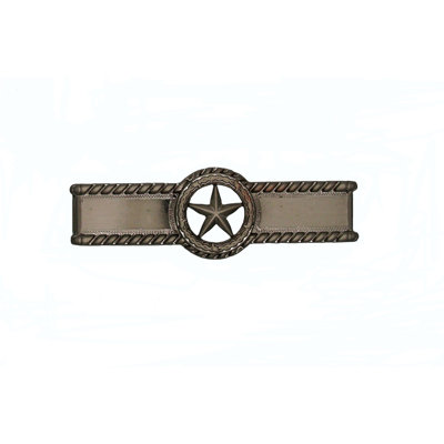 Star with Barbed Wire 4 1/8" Center to Center Novelty Pull