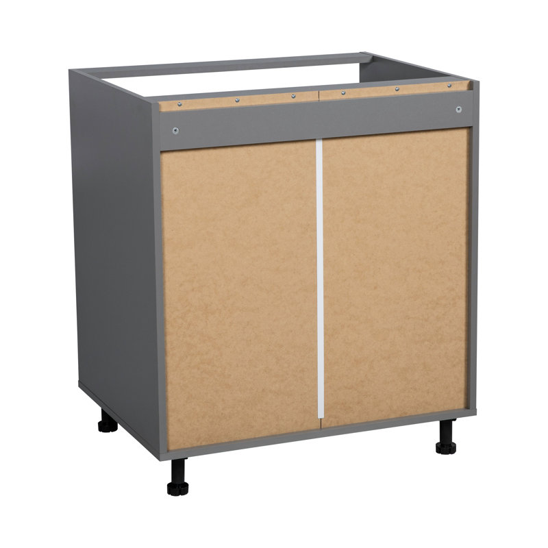 34,5 po H panneau de particules standard prêt à assembler, Noir mat, H 34,5 po x l 30 po