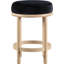 Tabouret de comptoir en velours Monette-888047067-900618412