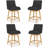 Malakeh Swivel Upholstered Counter Stool with Solid Wood Frame-100865027-103255354