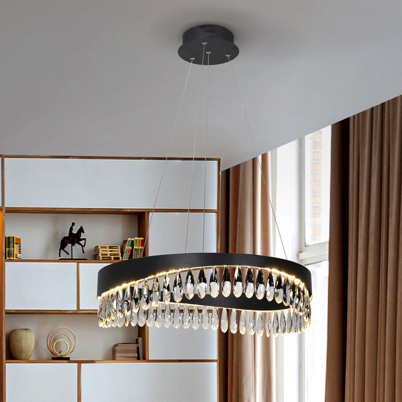 Ailun 1 - Light Crystal LED Chandelier